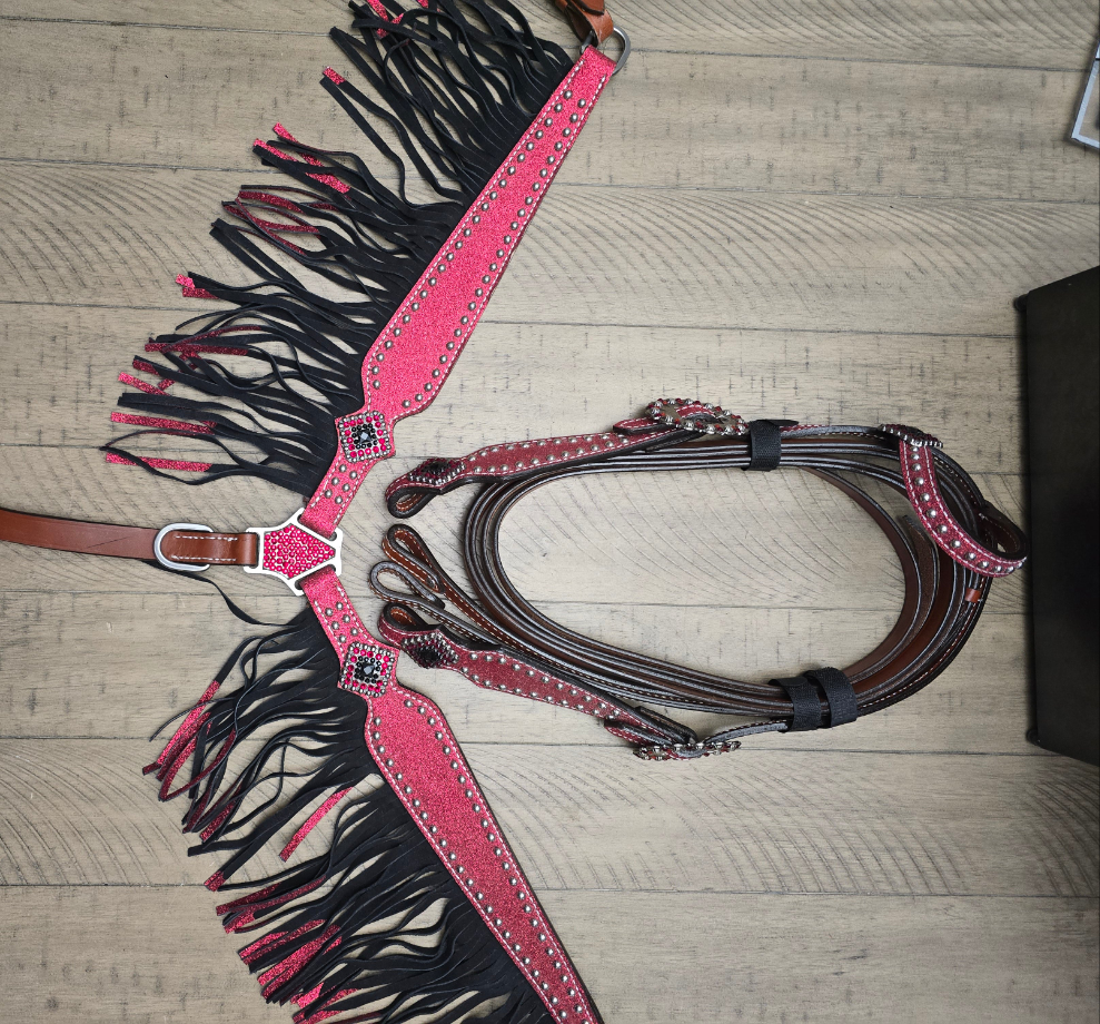 Red Fringe Set